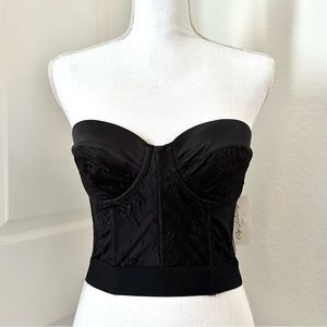 Vintage F21 Lace Black Corset